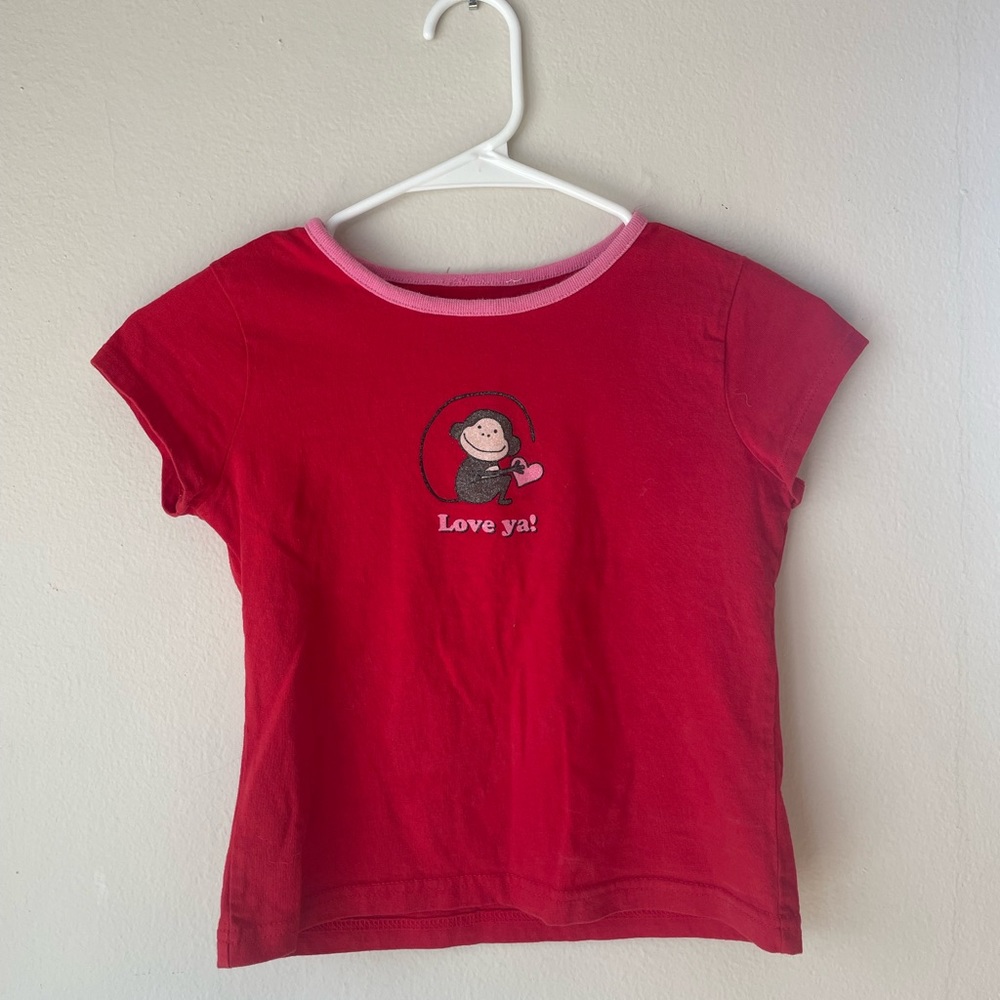 Red baby tee